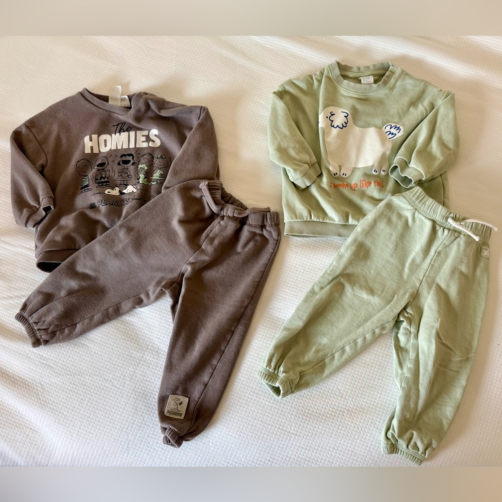 H&M Bundle Kids Sweatshirt & Joggers Set 12-18m